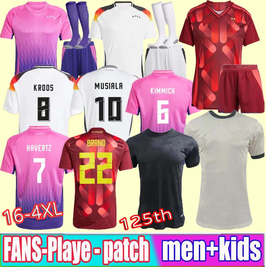 2024 Germanys football shirt soccer jersey Germany KIMMICH HAVERTZ KROOS MULLER GUNDOGAN WIRTZ SANE FULLKRUG GNABRY home away National team shirts