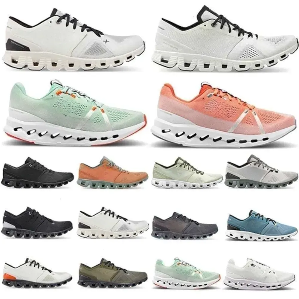 Oncloudds Women Sze 13 Men Shoes Top Quality Designer Shoes Trainer X1 X3 Men Women Cuase Shoes Form Pink White Pearl Tennis Shoe Iron Hay Black Outshoes Sport Size 5.5-12