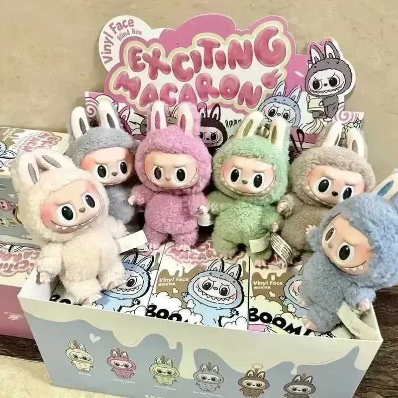 Labubu Monster V3 2 Collection Series Blind Box Teddy Vinyl Toy Animated Character Face Doll Mystery Surprise Keychain Kids GiftT250512