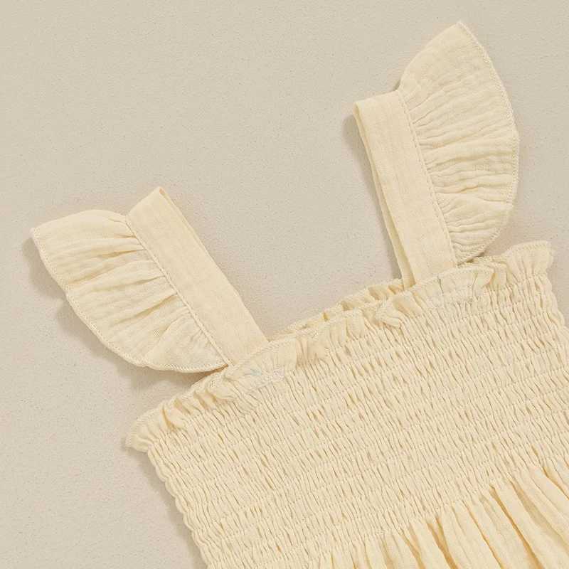 Citgeett Summer Toddler Girls Ruffles Shorts Set Sleeve Camisole Tops Elastic Waistband Shorts Outfits ClothesXJ250305