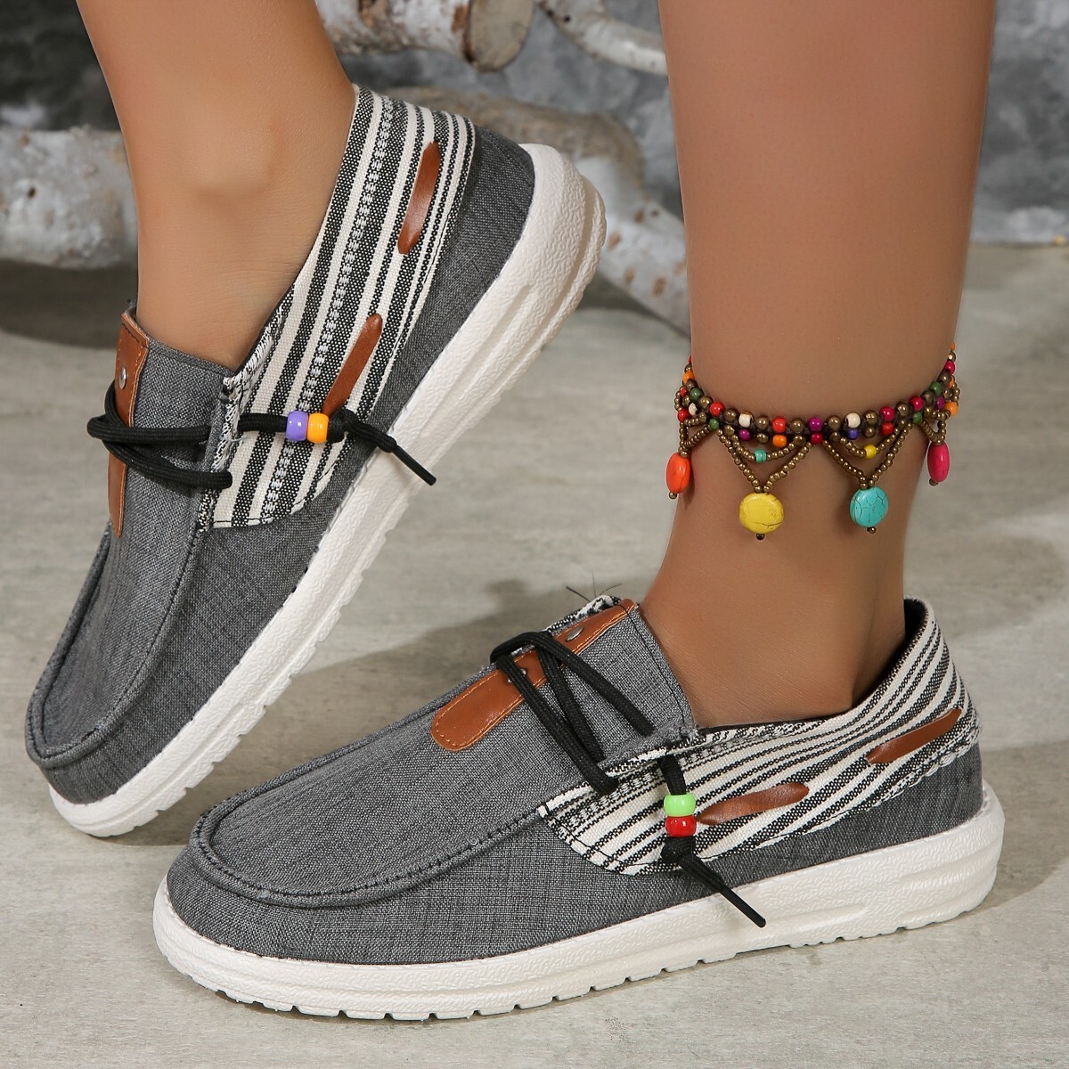 New plus size casual, fashionable comfortable 2025 simple single shoes for spring and summer generous women ddmykukumalu