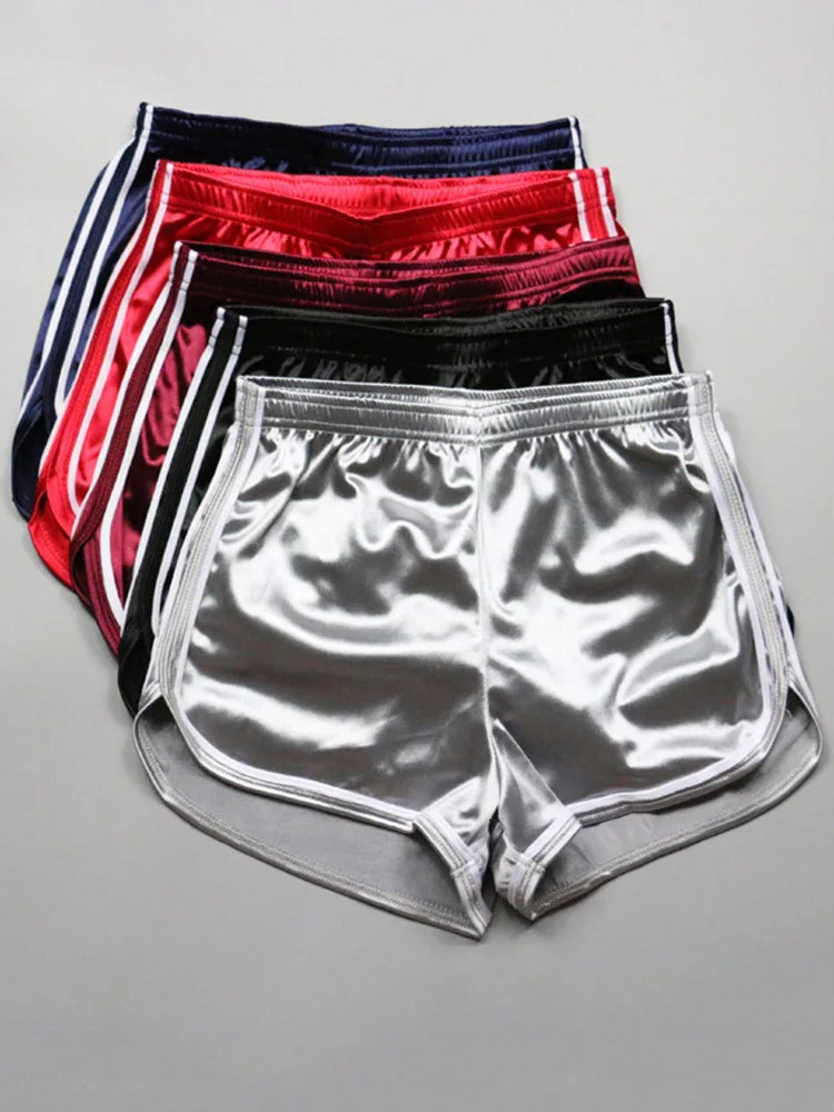 2023 Women Shorts Summer Silk Slim Beach Casual White Egde 250304