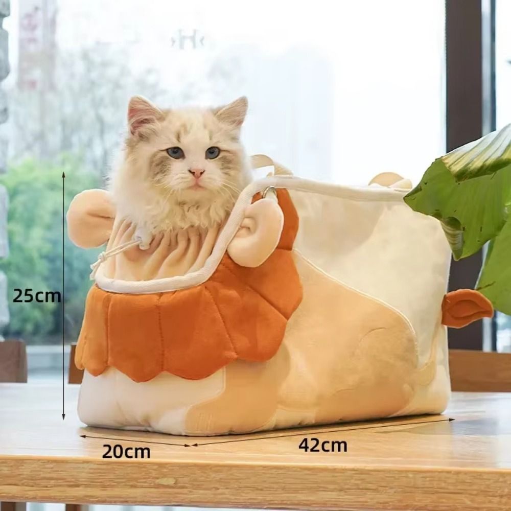 Lion Design Soft Cat Carriers Safety Zippers Adjustable Portable Pets Handbag Breathable Comfortable Travel Dog Tote Bag Travel