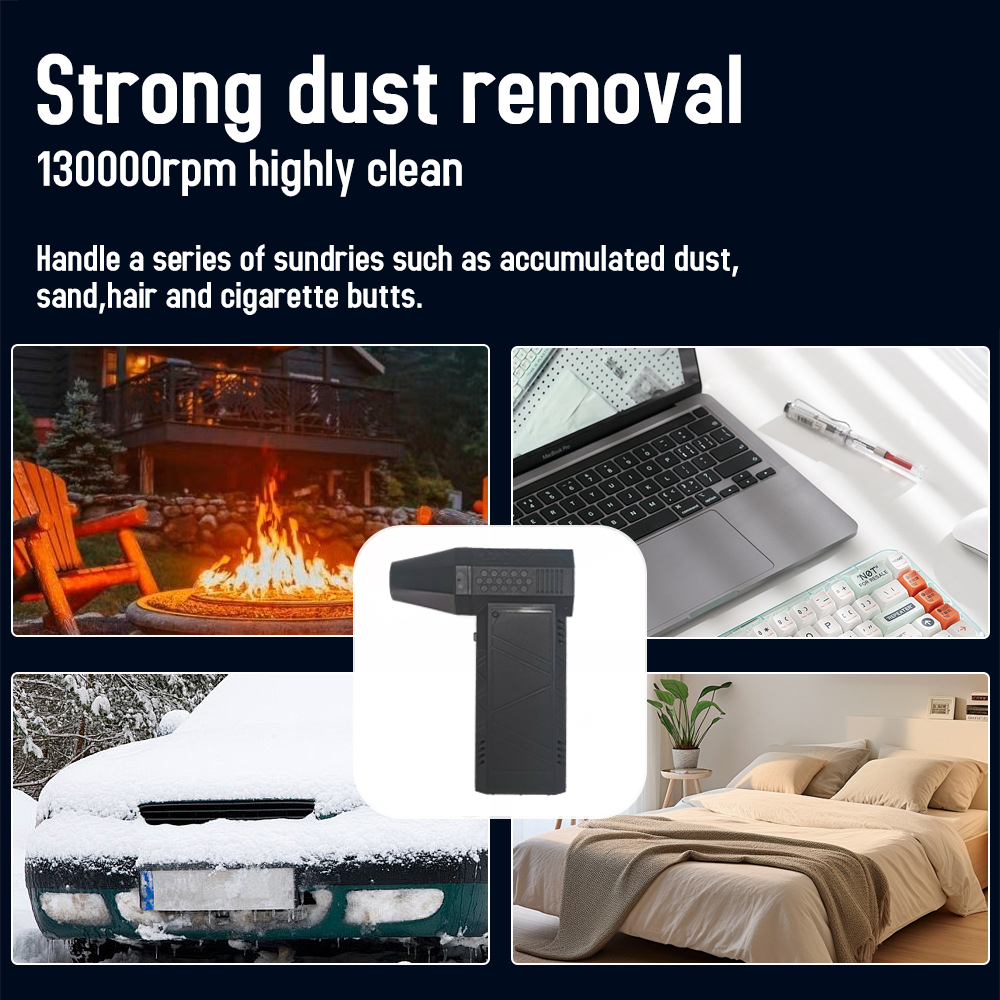 130000RPM Turbofan High Power Jet Fan Brushless Motor Variable Speed Dust Blower Cleaning Tool Air Duster Air Blower Handheld
