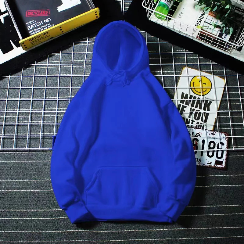 Blank Fleece Fashion Hoodies Men Pull Over Wholesale Hooded Sweatshirt Unisex Solid Hoodie In Bulk Sudaderas Con Capucha 250304