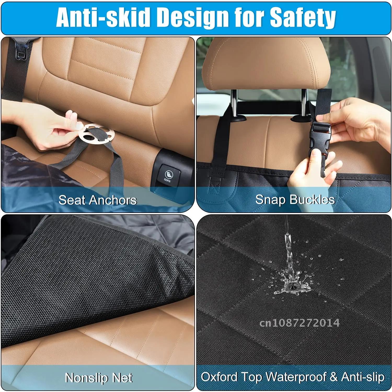 Dog Cover Seat Car For Car Rear Back Seat Waterproof Pet Car Dog Mat Dog Pet Dog Protector Travel Cushion Hammock Carrier Cat