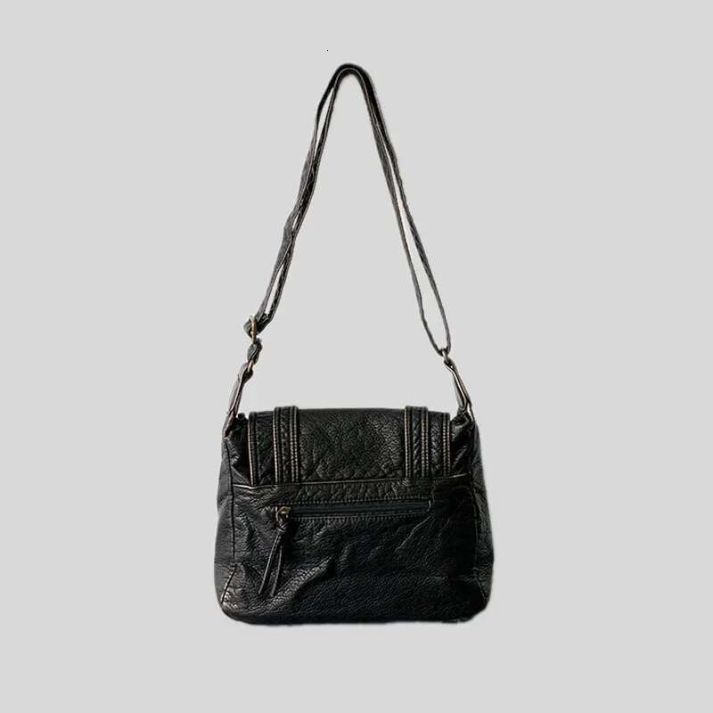 High-Quality Shoulder Women's Crossbody Bags Large Capacity Bag Vintage Design Messenger Bags Fashion Motorcycle Bag