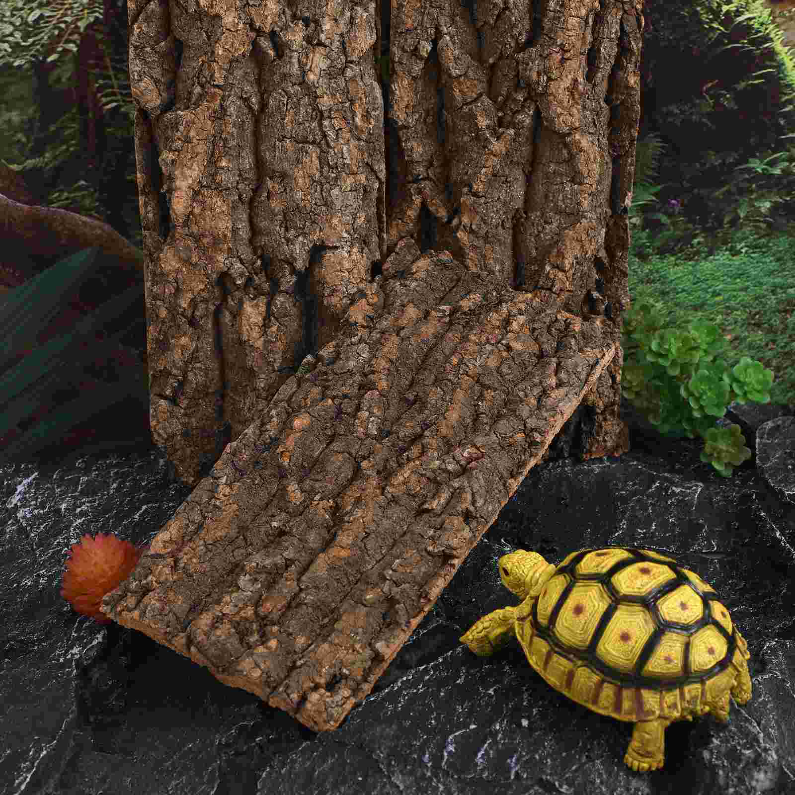 Fish Tank Landscaping Bark for Crafts Large Decorations Natural Aquarium Accessory Home Background Reptile Desktop Turtle