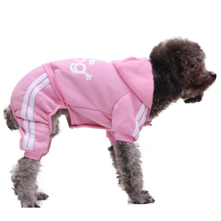 Spring - Summer Four - Legged Snap - Closure T - Shirt Hoodies for Dogs and Cats - Ideal Pet Supplies