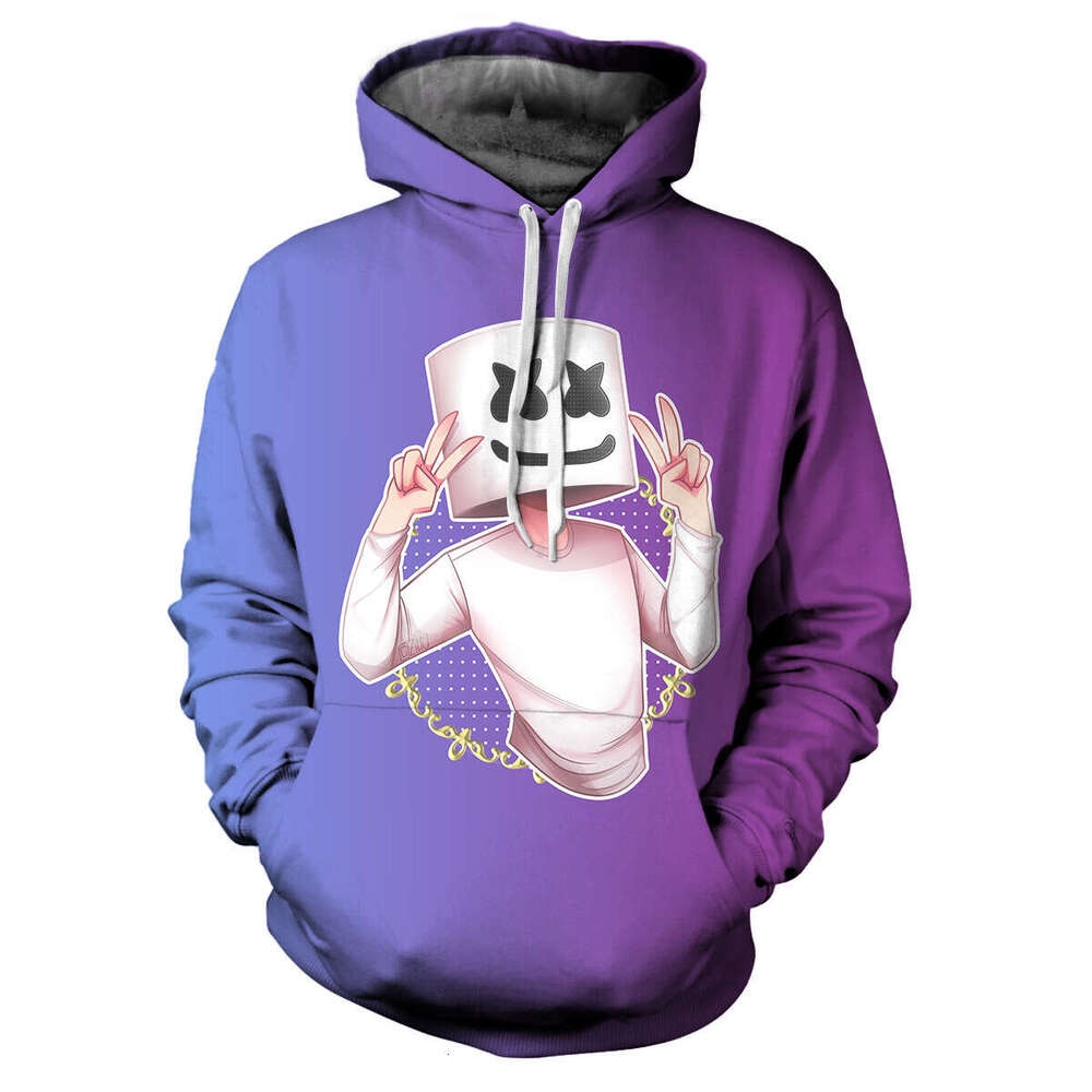 Autumn TEMU3D Digital Printed Men's Fashion Hoodie