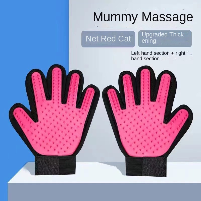 Gloves for cats and dogs Hair removal gloves for cats and dogs to remove floating hair bathing pets