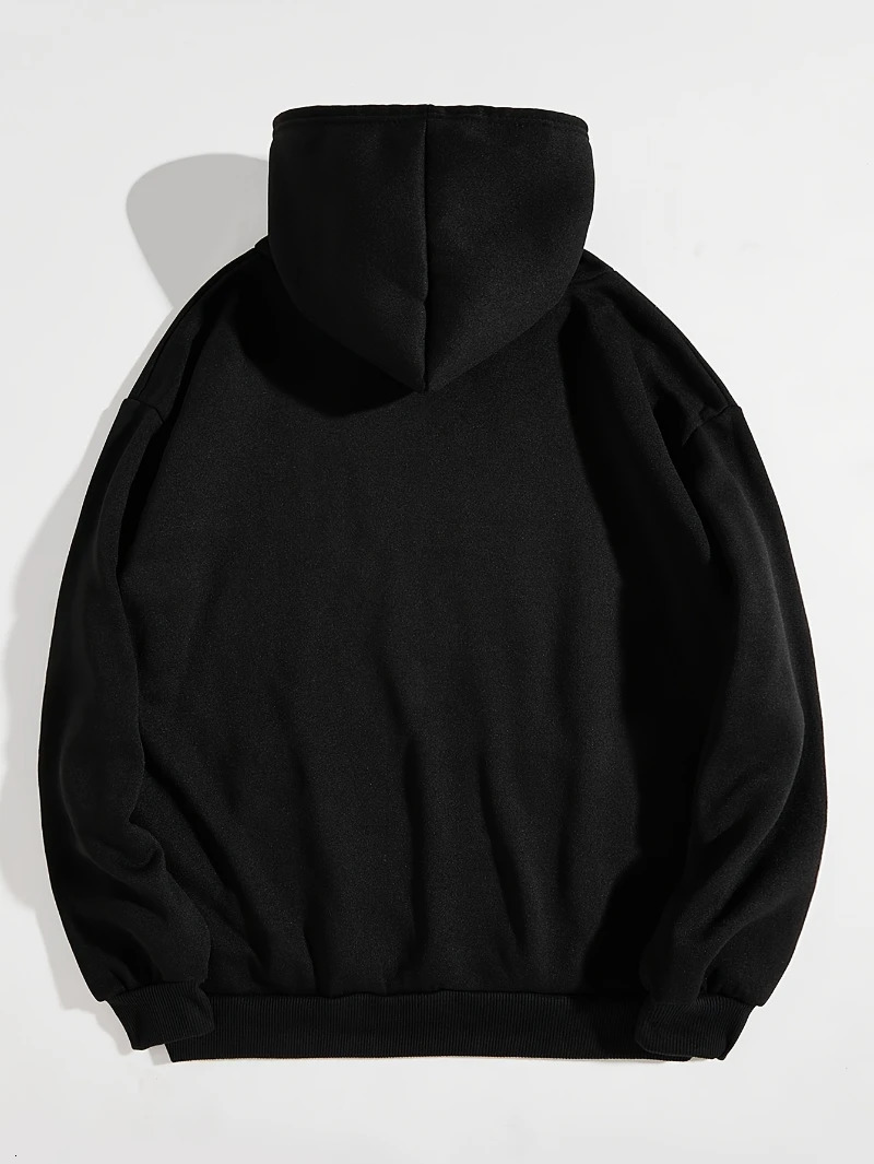 Fashion Womens Hoodie IM Here Im Awake Dont Push It Letter Prints Pullover Warm Fleece Loose Pocket Sweatshirt Winter Clothes 250304