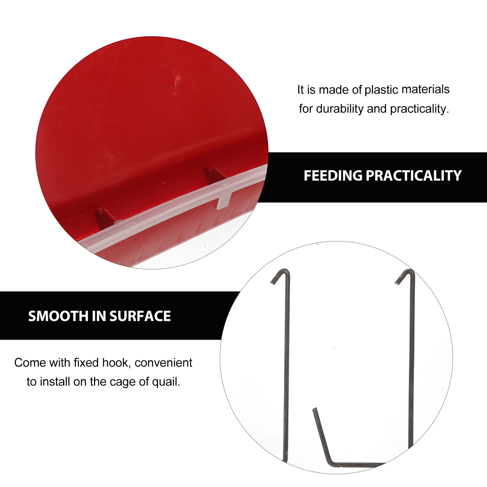 Chicken Automatic Feeding Box Squirrel Feeder Quail Cage Ornament Bird Feeders for Outdoors