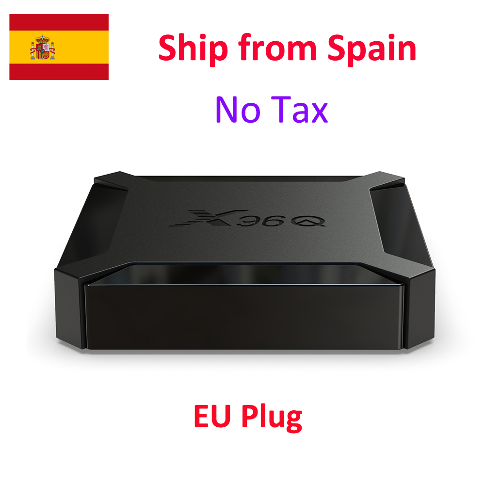 Spain have stock X96Q TV Box Android 10.0 H313 1GB 8GB 2gb 16gb Smart Quad Core 2.4G Wifi Set Top Box
