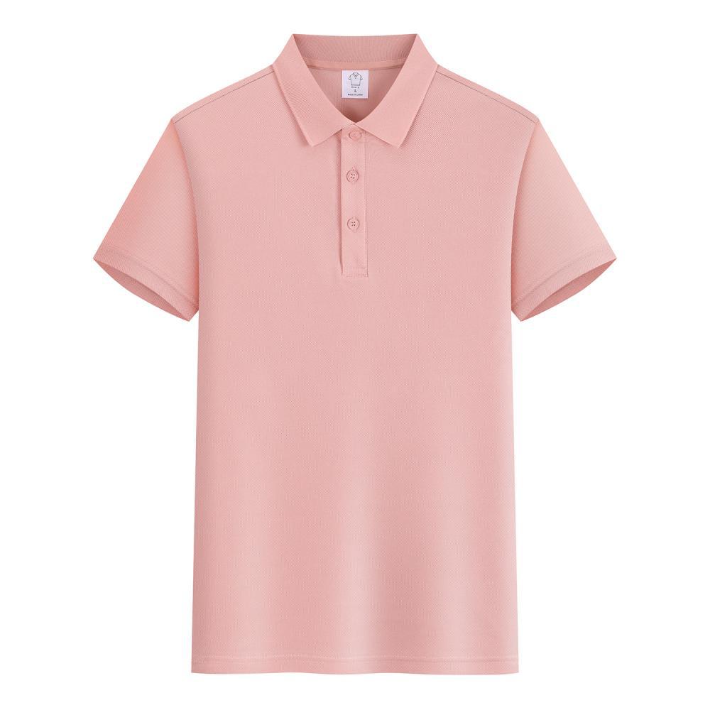 Solid color Asia-European code lapel POLO shirt corporate work clothes activity clothing group building campus graduation class uniform party short-sl