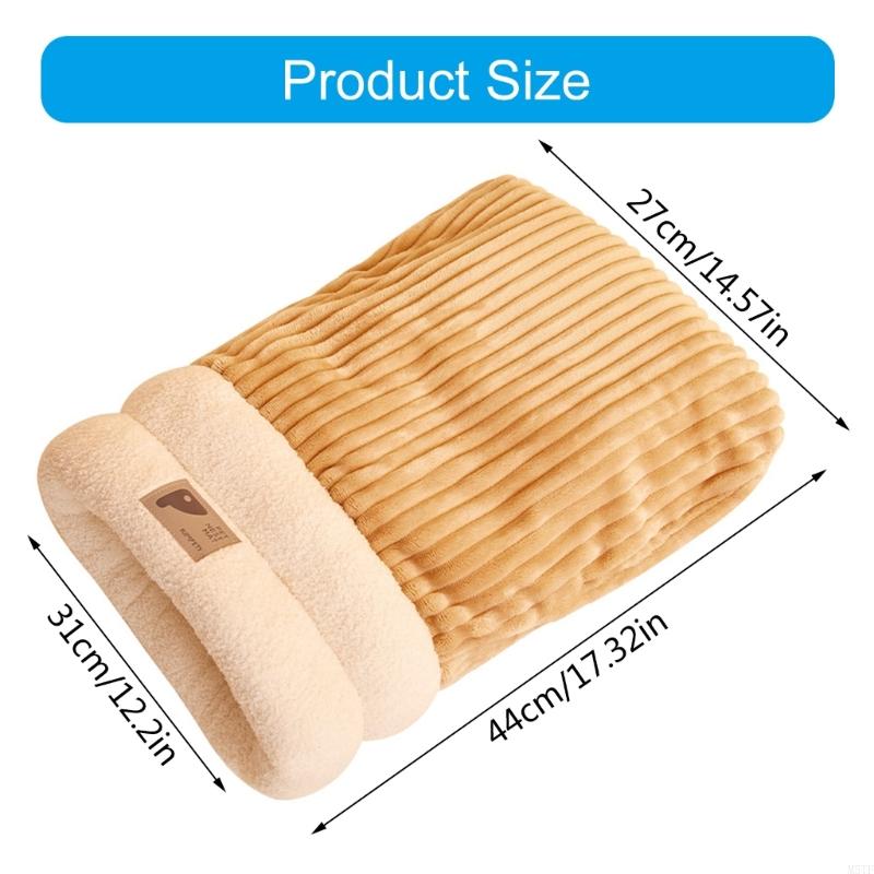 M5TF Pet Bed Puppy Dog Winter Bag Gift for Pet Sleep Pocket Warm Comfortable Bed