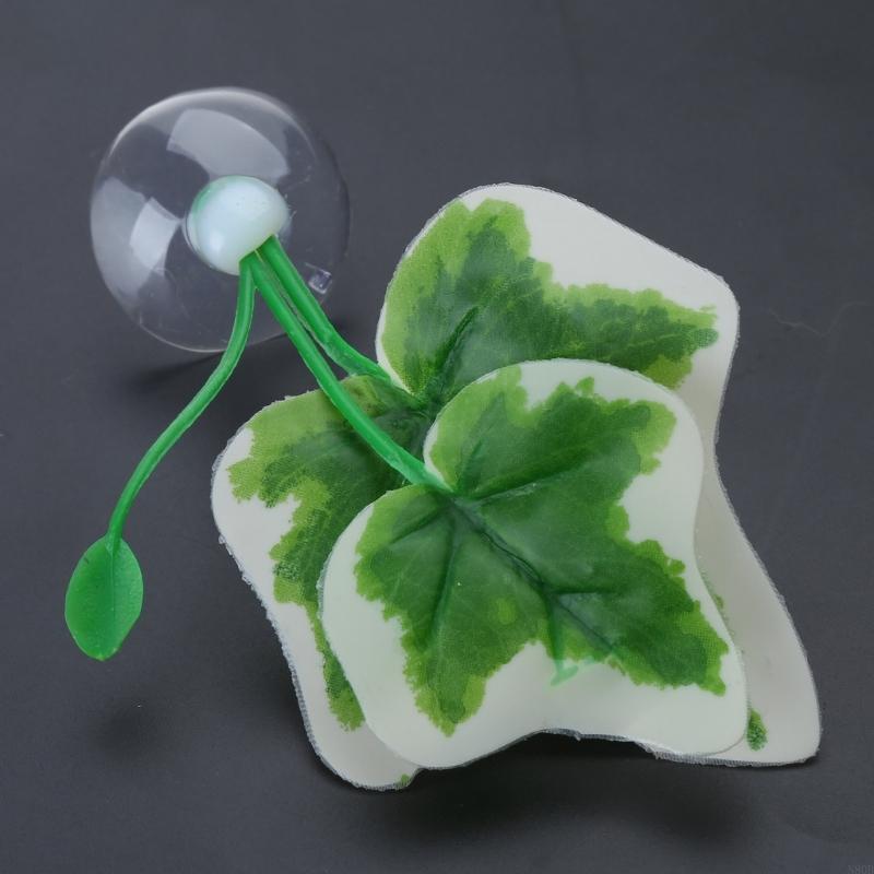 N80B Betta Fish Leaf Bed Simulation Leaf Hammock Bettafish Natural Habitat Decoration