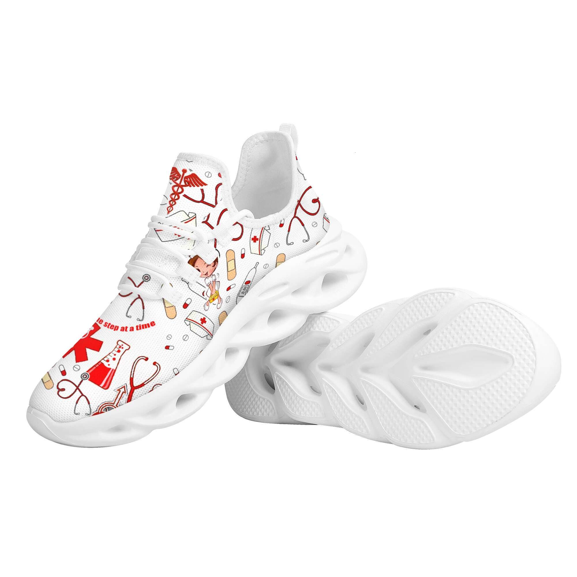 Designer shoes Women's sneakers Yikeluo with print in the range