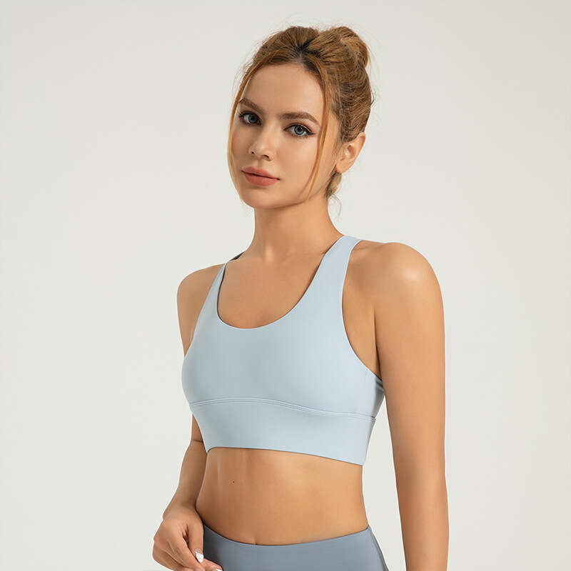 Special Zone Elastic Sports Women's Shockproof High Strength Yoga Vest Detachable Chest Cushion Naked Fitness Bra KLMY