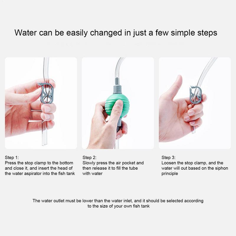 Gravel Cleaner For Fish Tank Aquarium Gravel Cleaning Tool With Scraper Shopping Center Home Siphon Equipment To Maintain Clear