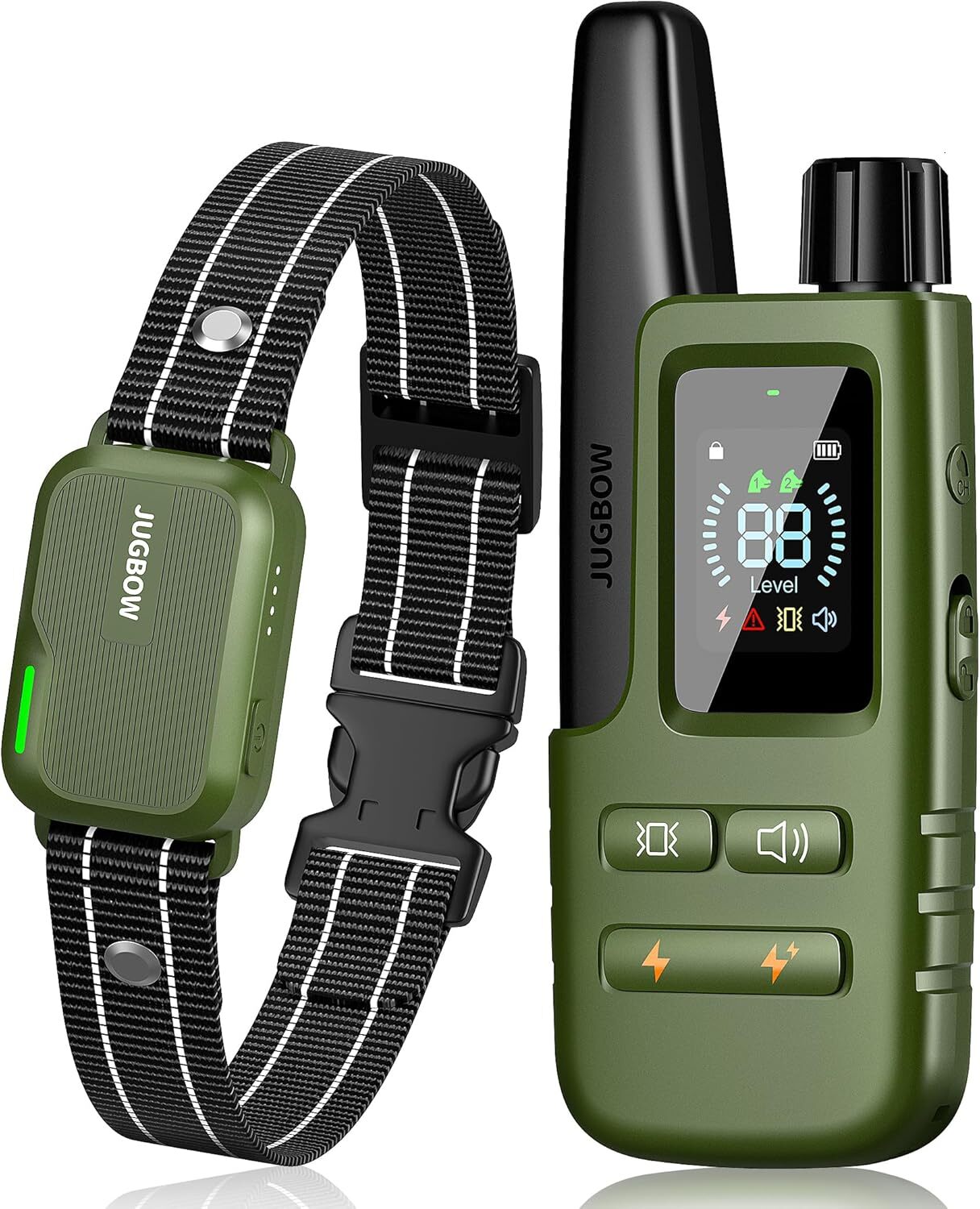 jugbow advanced dog training collar 4 modes 3300ft range ipx7 waterproof for all breeds 10 120 lbs