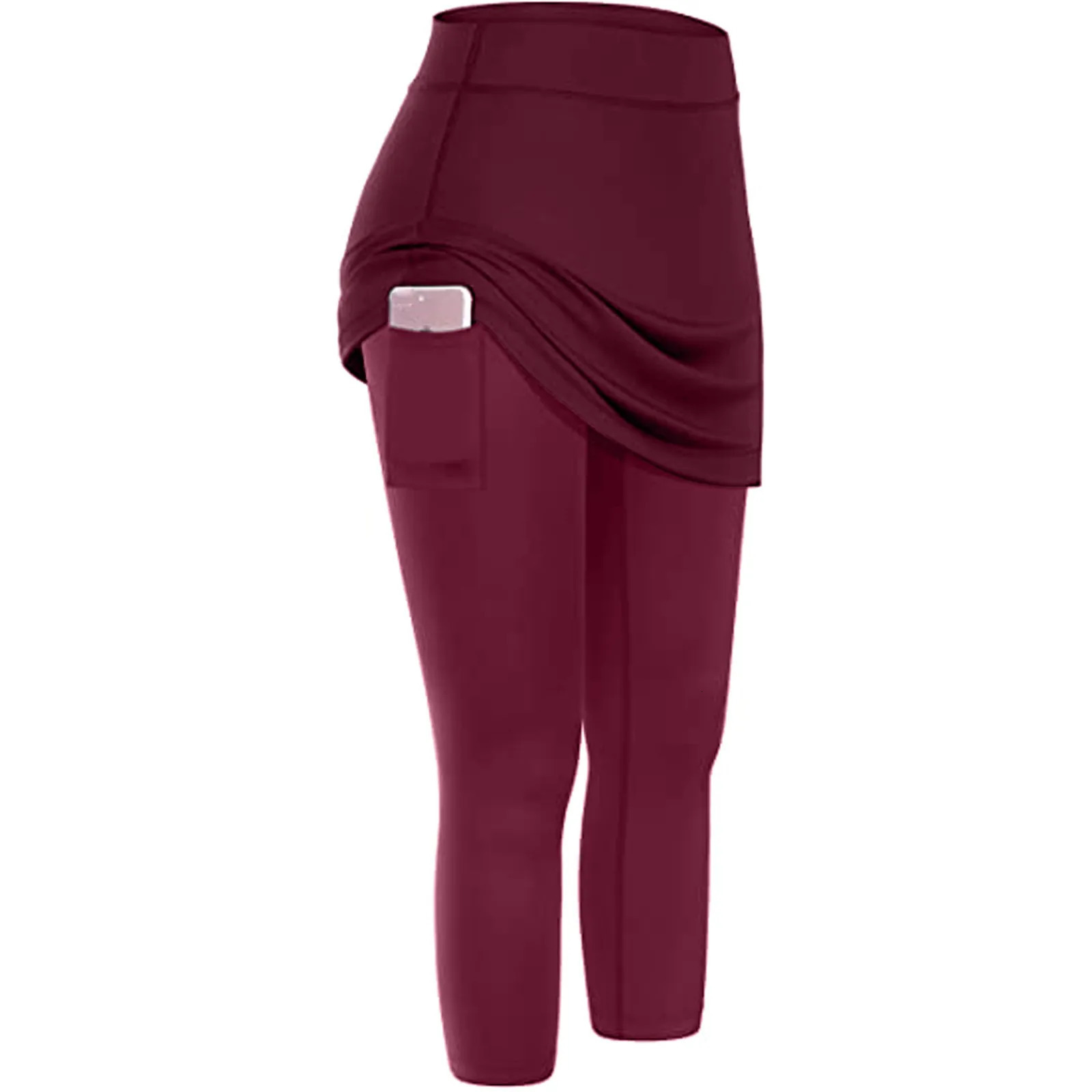 Womens tennis tight pants high waisted elastic sports and fitness jogging 250304