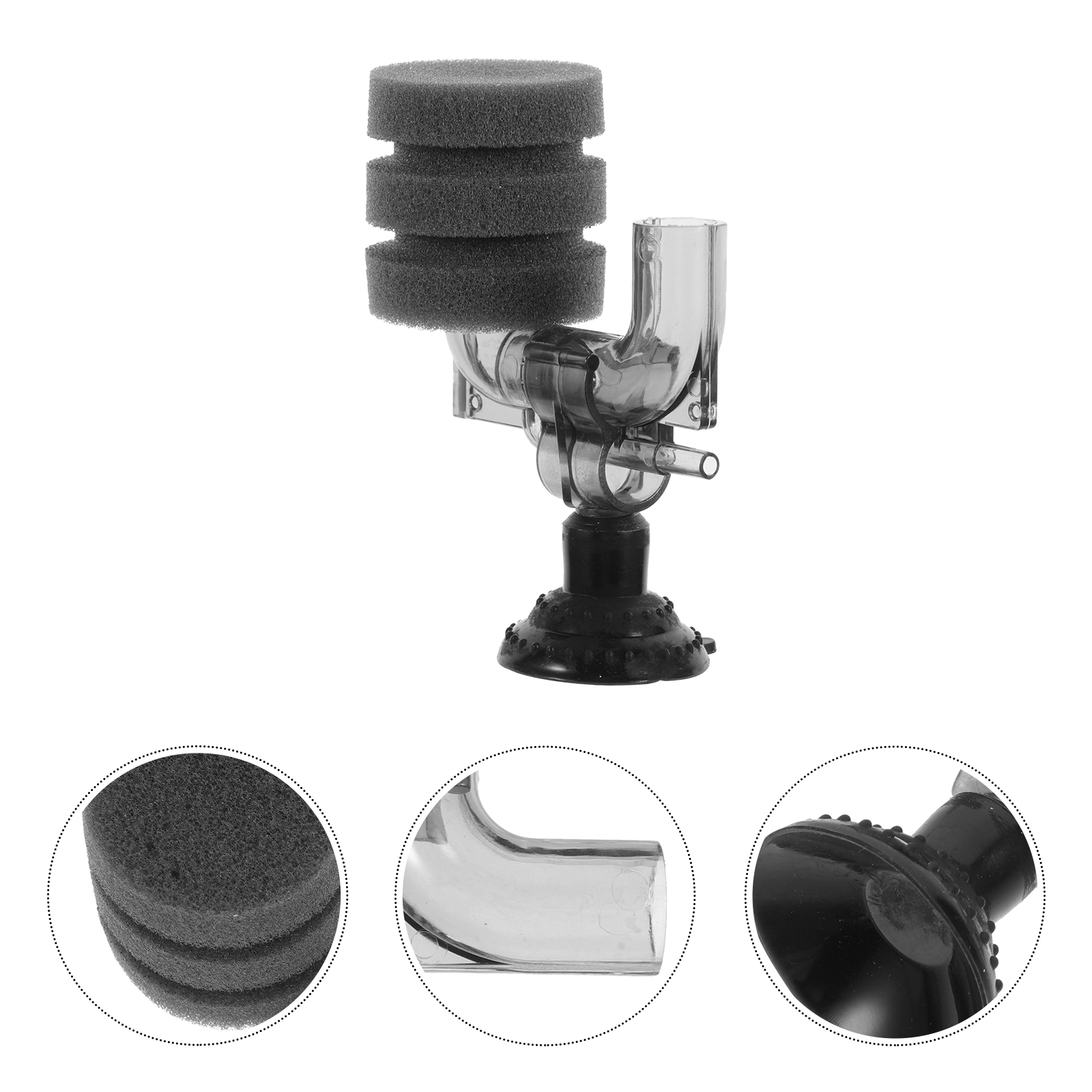 1Pc Super Mini Fish Tank Single Sponge Oxygen Filter Aquarium Oxygen Device fish tank sponge filter fish filter sponge