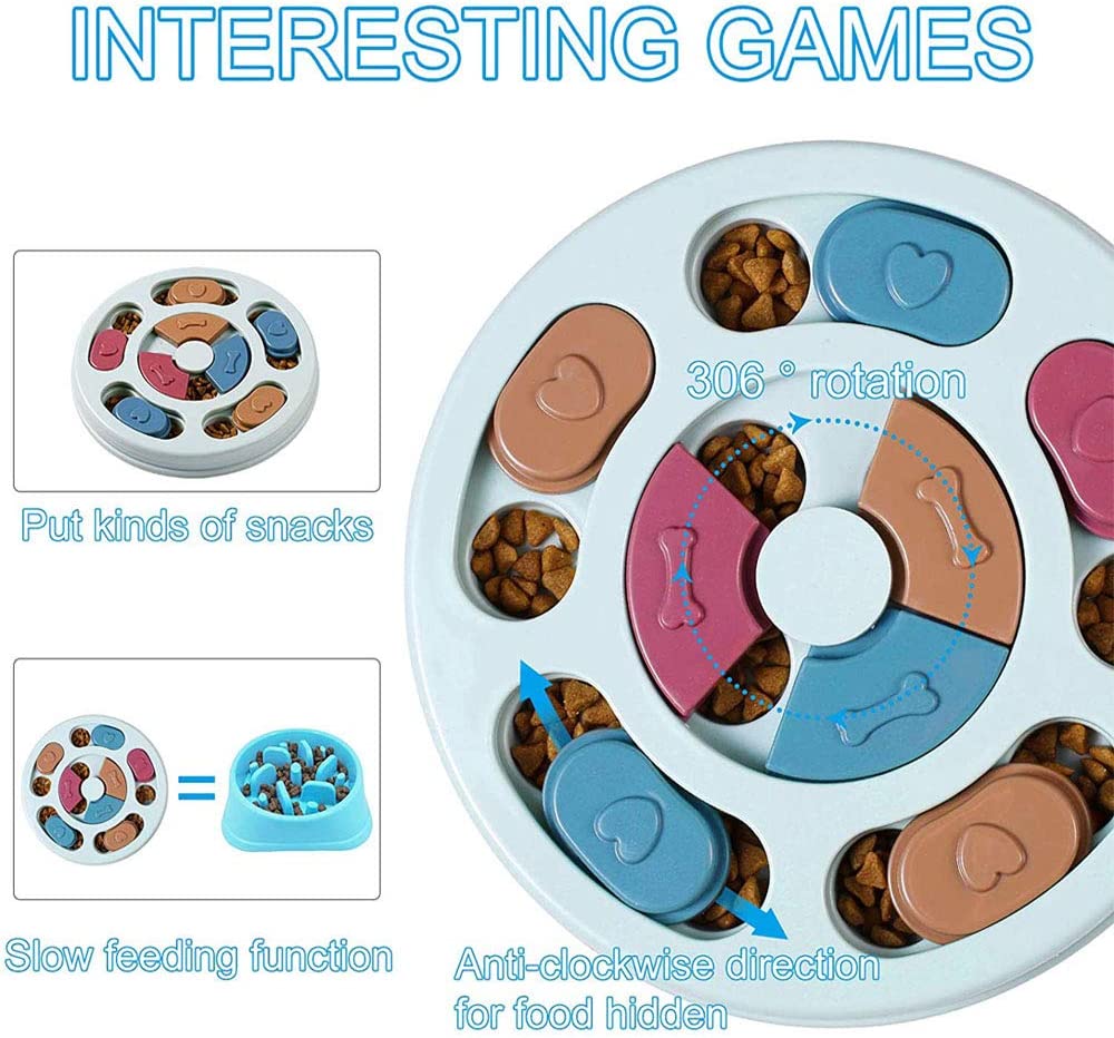 Automatic pet food dispenser cat feeder interactive pet Dog Treat Puzzle leakage food toys