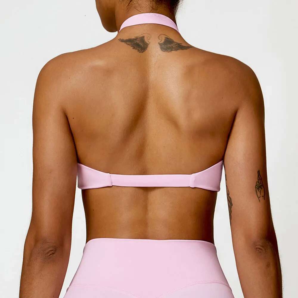 Bra Yoga Push-Up Fiess Vest Nylon Workout Sports Underwear Sexy Breathable Quick Dry Athletic Training Crop Top Kl-My
