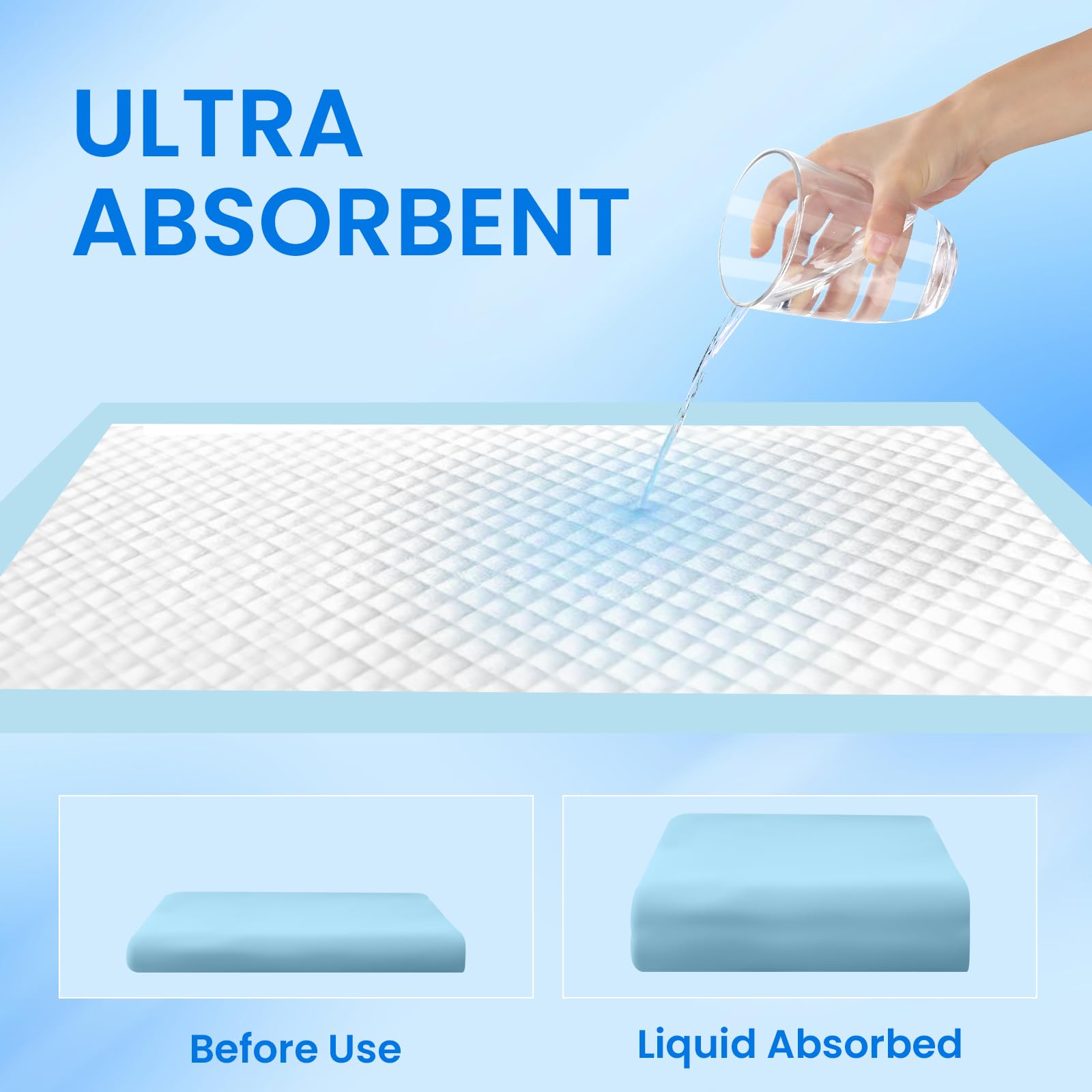 Pet Diaper Dog Training Pee Pads Disposable Healthy Nappy Mat For Cats Dog Diapers Quick-dry Surface Mat