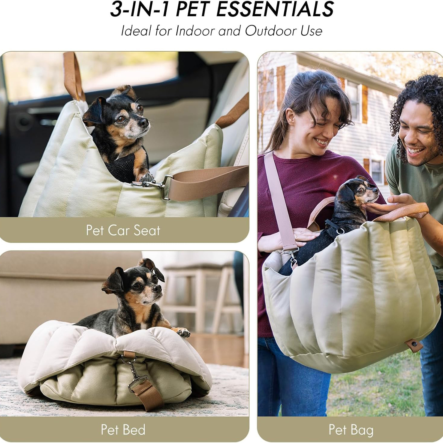 Dog Car Seat Bag Puppy Booster Seat for Car Front Seat Portable Winter Dog Carrier Cat Transport Pet Travel Accessories