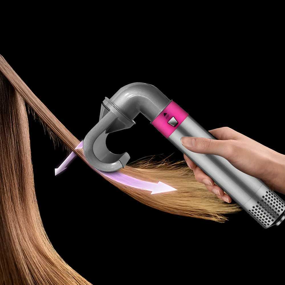 Electric Hair Dryer Brush Negative Ions Blow Dryer Comb 8 In 1 Hair Styler Hairdryer Hair Blower Brush Salon Dryers Curling IronXJ250305