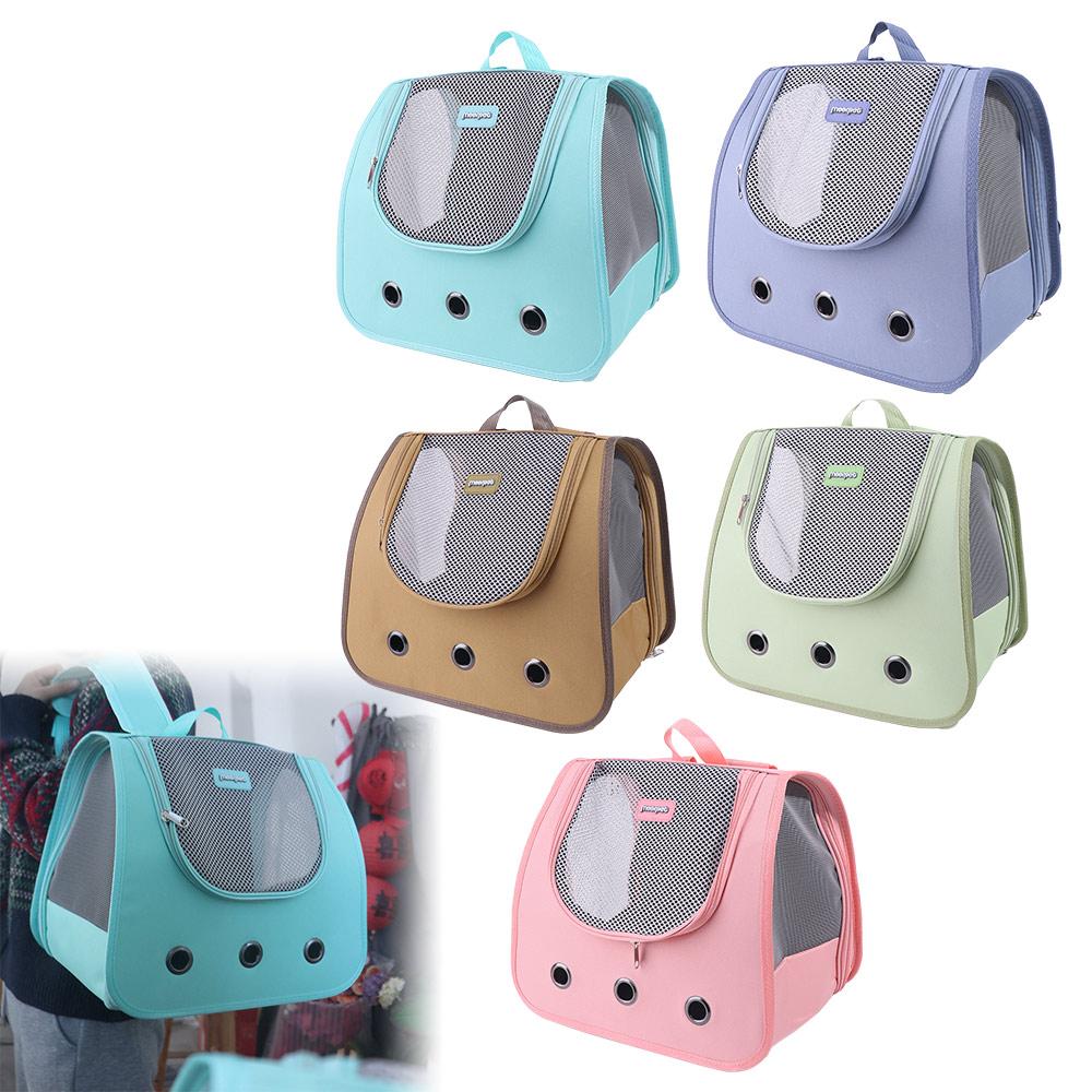 Large Capacity Cat Backpack Bag Breathable Water-resistant Cat Carrier Bag Shoulder Foldable Pet Dog Backpack Outdoor Travel