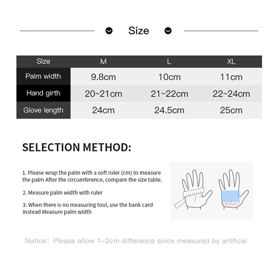 Outdoor sports autumn and winter cycling gloves for men splash windproof touch screen anti slip motorcycle black 250304