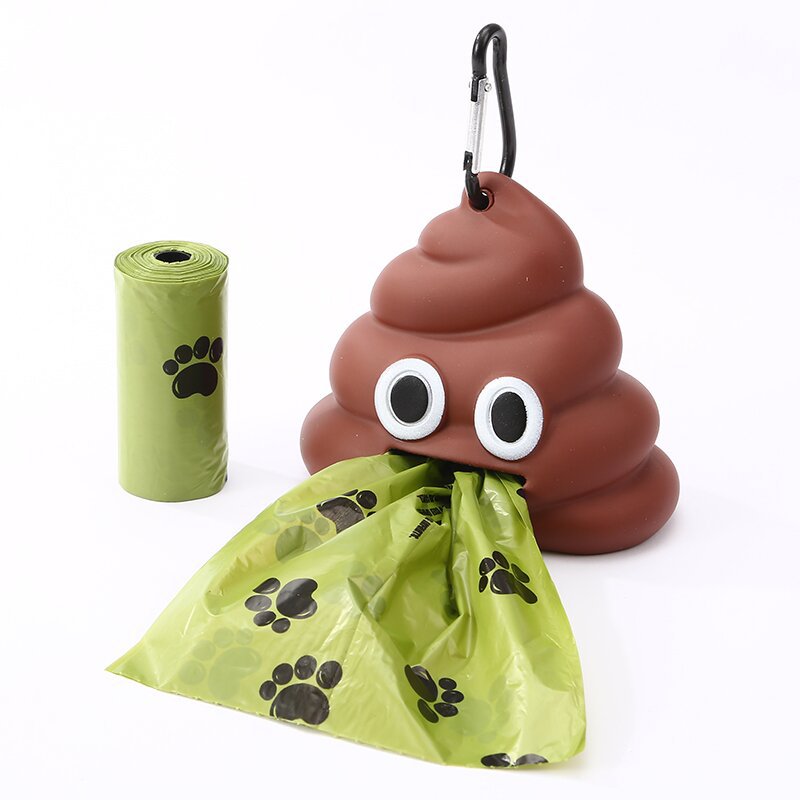 Pet supplies trash bag dispenser cat and dog portable degradable dog poop bag large stool storage box BH8703