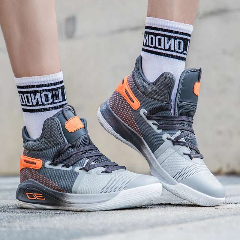 Basketball Sneakers Male Rebound Professional Combat Stu dents Anti-slip Shock Sports Shoes 2024 Summer New atos Mujer Fem ale