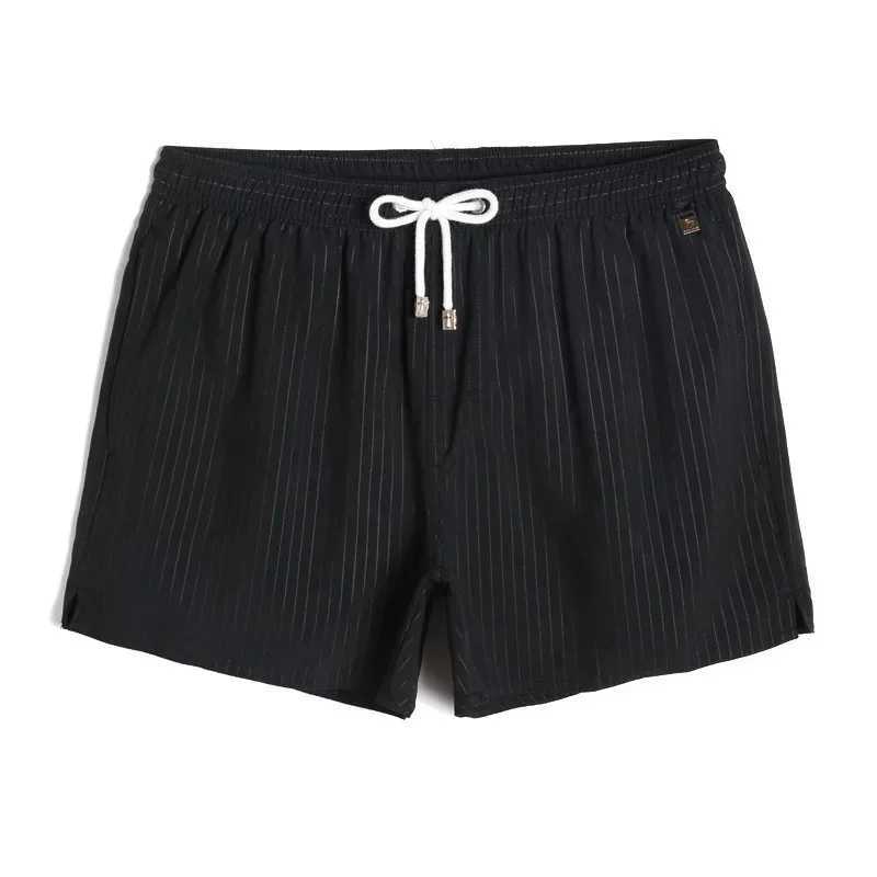 Mens beach shorts quick drying loose fit vacation swim trunks tie up fashionable home Slping Aro pants X250305