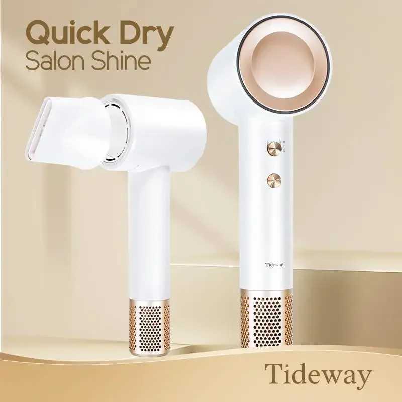 Hair Dryers Tideway high-speed hair dryer PRO M01 brushless motor and ion technology 4 temperature setting thermal control z250305