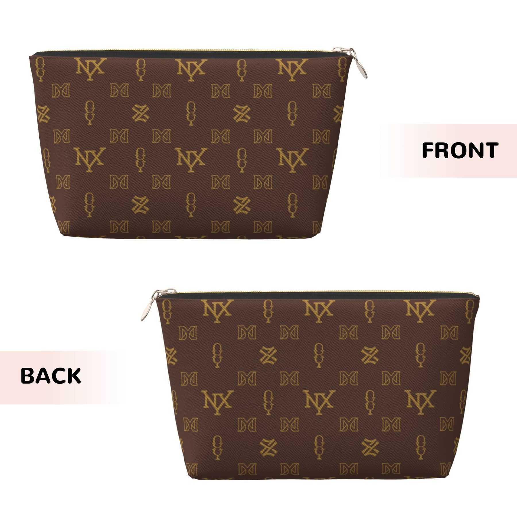NXY Designer Bag Zipper Cosmetic Bags Luxury Bag Vintage Leather Women Makeup Bag Toiletry Cosmetics Pouch Fashion Woman Travel Make Up