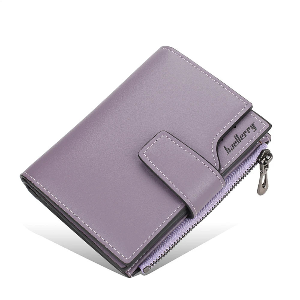 Minimalist Solid Color Short Wallet AllMatch Coin Purse Casual Multifunctional Credit Card Holder Unisex Bag For Daily Use 250305