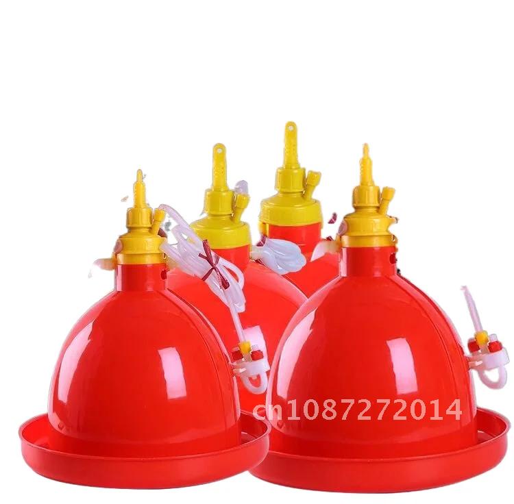 Fountaion Duck Goose Broiler Plasson Drinker Plastic Poultry Chicken Automatic Watering line Drinking Waterer Supplies Kettle