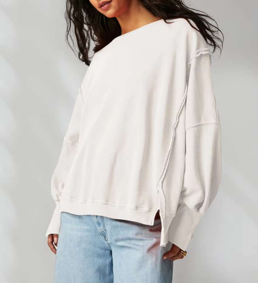 Heavyweight Blank Crewneck Sweatshirt High Quality Custom Oversized Women's Streetwear Hoodies
