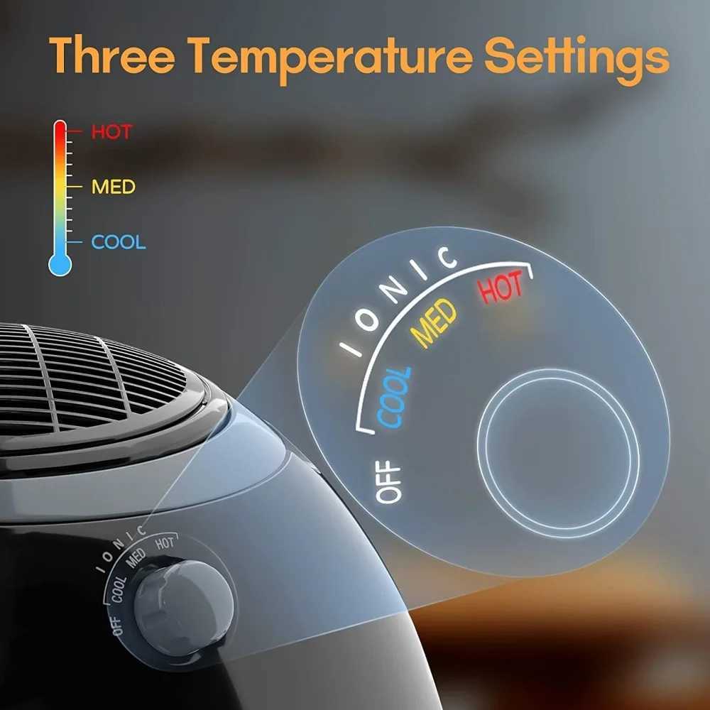 Hair Dryers Ionic Hooded Hair Dryer 1875W Pro Style Bonnet with 3 Heating Settings Professional Sit Under Hair Dryers for Home Salon z250305