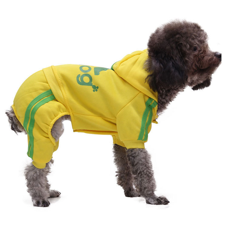 Spring - Summer Four - Legged Snap - Closure T - Shirt Hoodies for Dogs and Cats - Ideal Pet Supplies