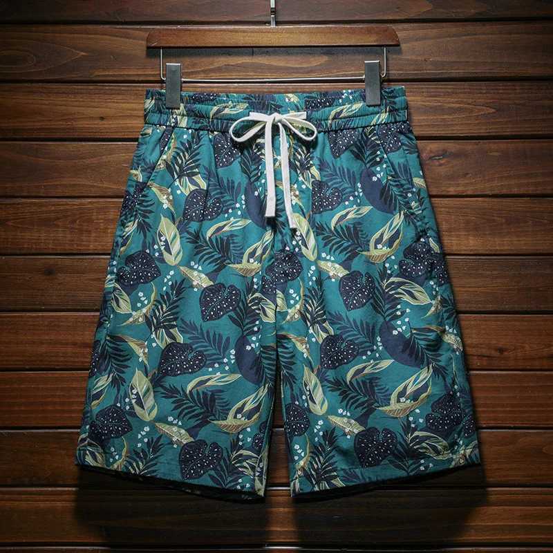 Beach shorts mens summer thin cool breathable outdoor pants handsome personality fashionable printed loose all matching casual shortsXJ250304
