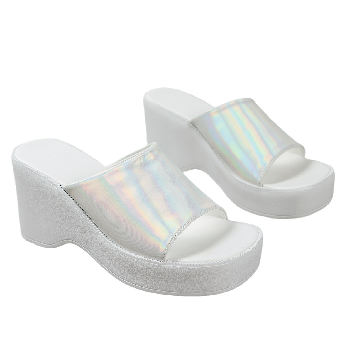 Large size minimalist sandals 2025 summer new item thick sole temu fashionable casual women ddmykukumalu