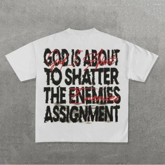 Men's Women's T-shirts Printing Latest Edition Double-sided Print Sports Tees Brother Gothic Oversized T-shirt Street Top Y2k Clothes