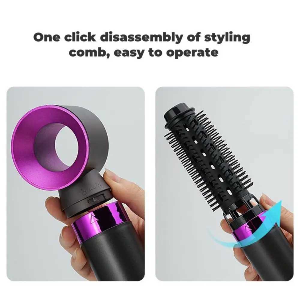 Hair Dryer 6 in 1 Hot Comb Multi Hair Styler With Curling Iron Hair Straightener With Hair Brush For Hair DryerXJ251022