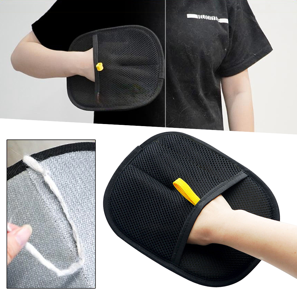 Double Sided Grooming Gloves for Pets Quick Pet Hair Remover Mitt Static Removal Gloves for Clothes Sofa Couch