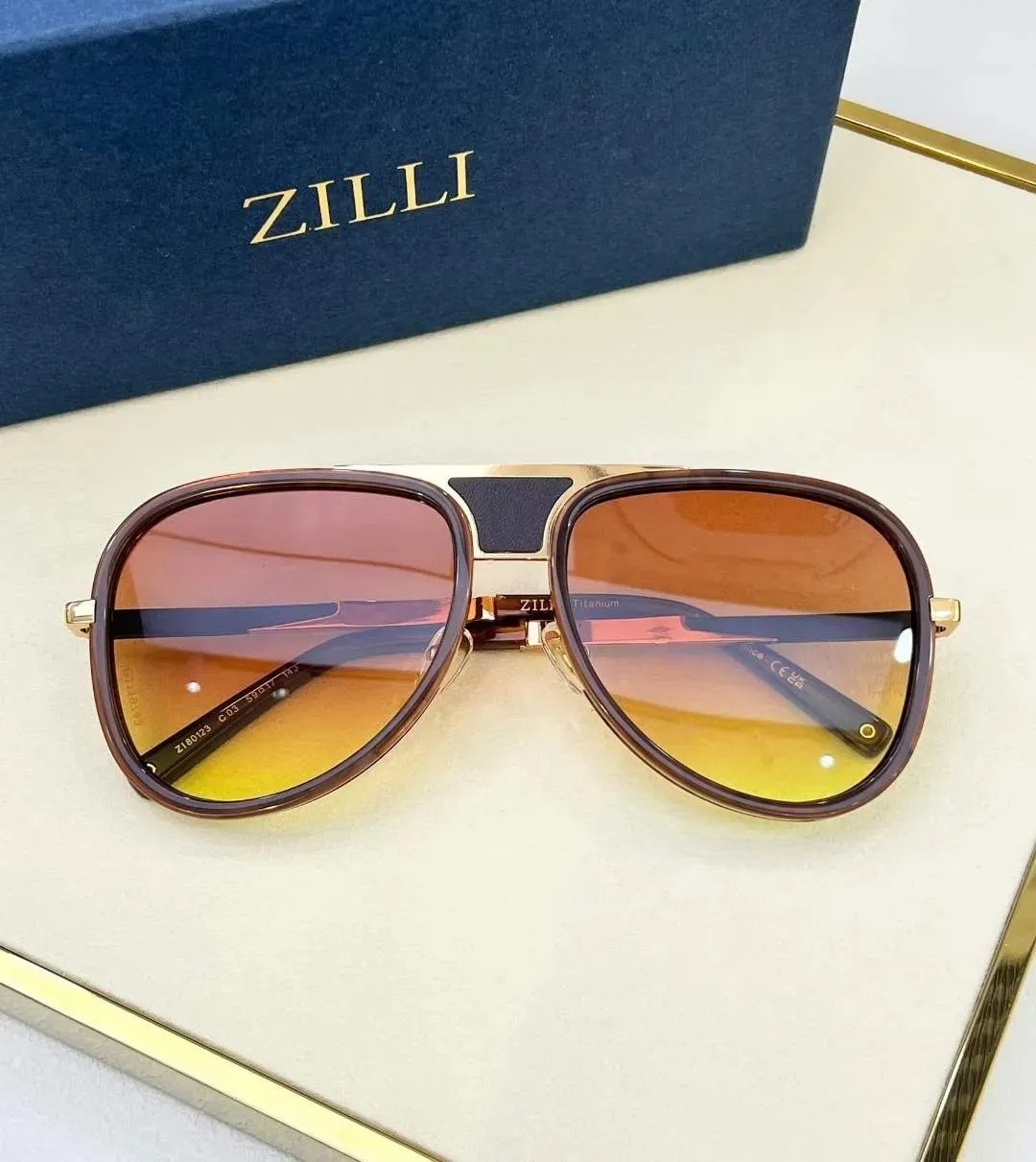 High Quality 5A+ New Vintage Fashion Sunglasses Imported Acetate Frame UV400 Polarized Lens Women Men ZILLI ZI-180123 SIZE 59-17-143